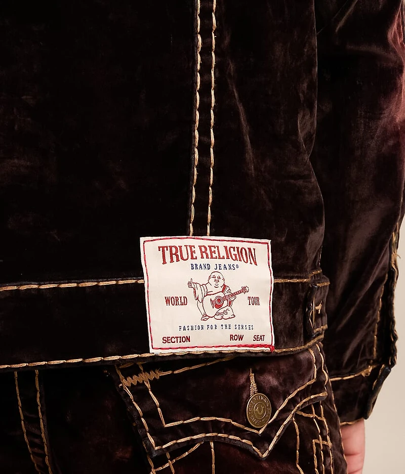 Oversized Velvet Jacket