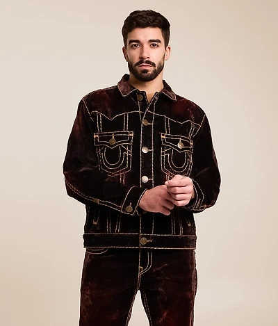 Oversized Velvet Jacket