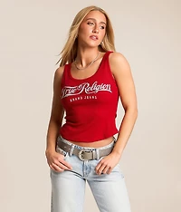 Crystal Cropped Tank Top