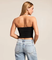 Ruched Tube Top