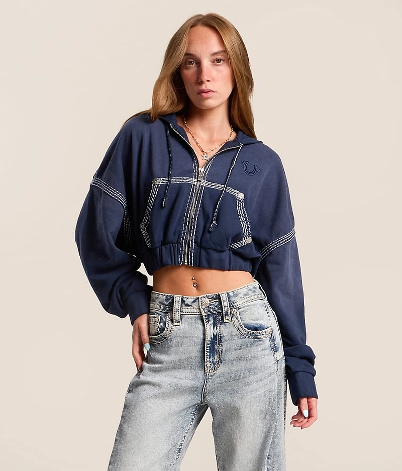 Relax Cropped Hoodie