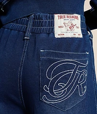 Washed Indigo Barrel Sweatpant