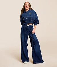 Washed Indigo Barrel Sweatpant