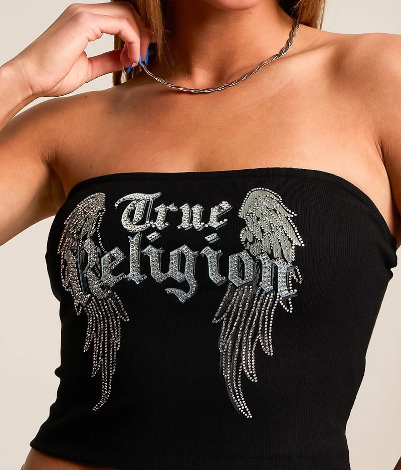 Crystal Wing Tube Top