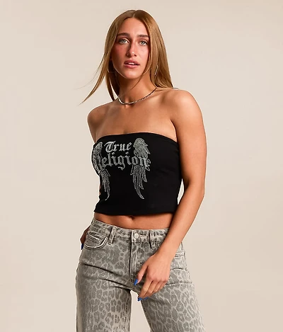 Crystal Wing Tube Top