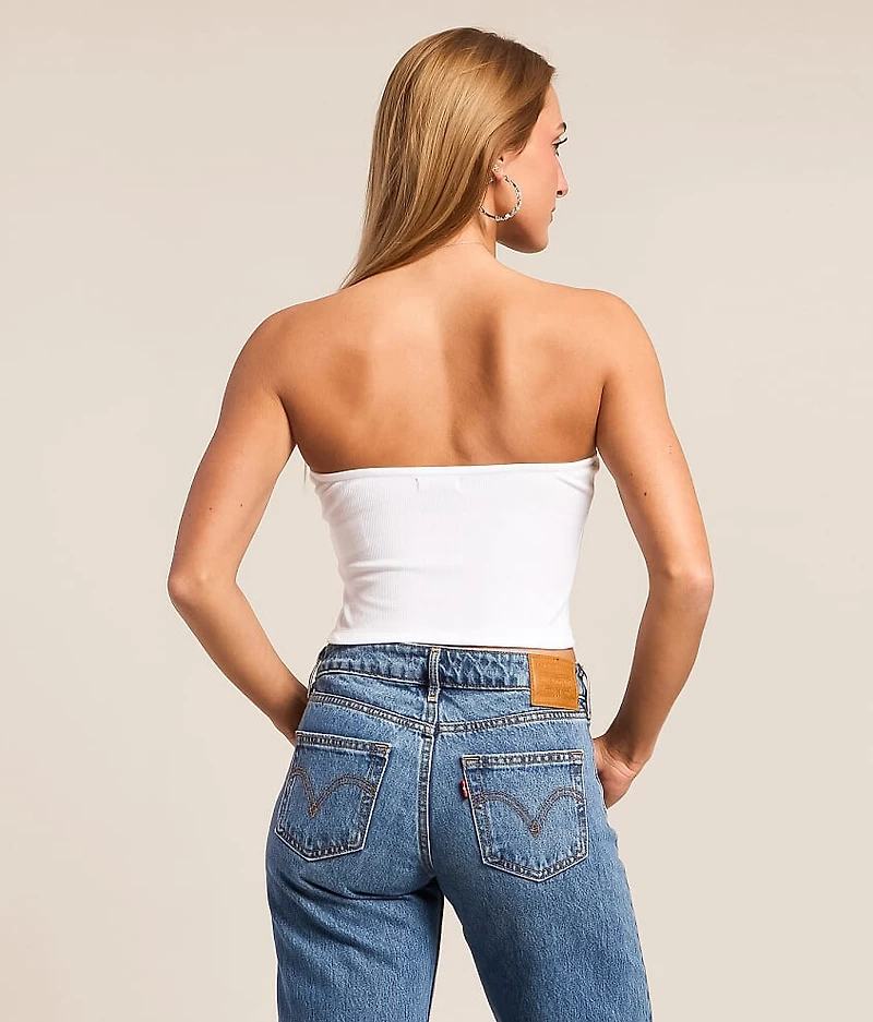 Crystal Wing Tube Top