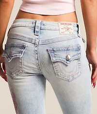 Becca Rhinestone Mid-Rise Boot Stretch Jean