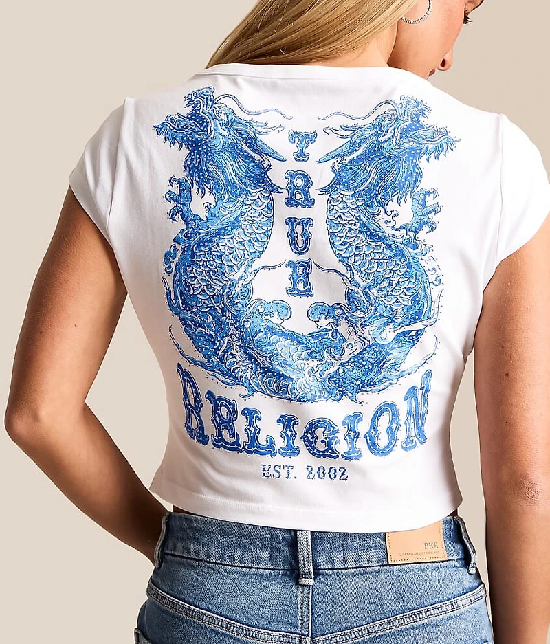 Tattoo Cropped Baby T-Shirt