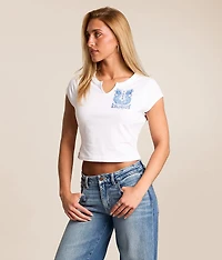 Tattoo Cropped Baby T-Shirt