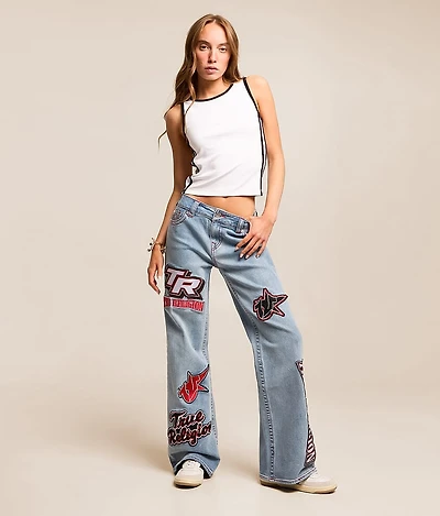Bobbi Baggy Wide Leg Stretch Jean