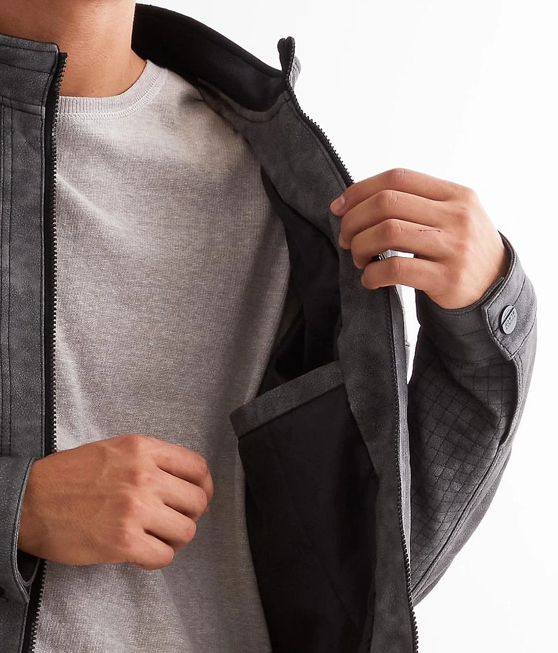 Faux Leather Jacket