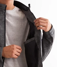 Faux Leather Jacket