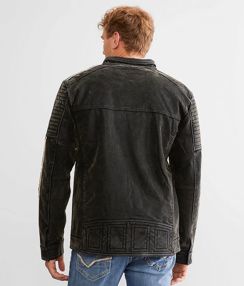 Faux Suede Jacket