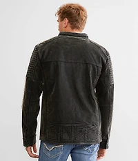 Faux Suede Jacket