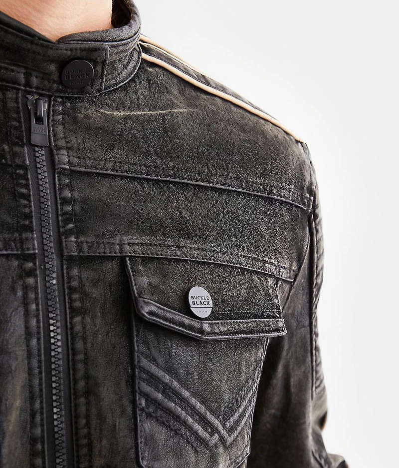 Faux Suede Jacket
