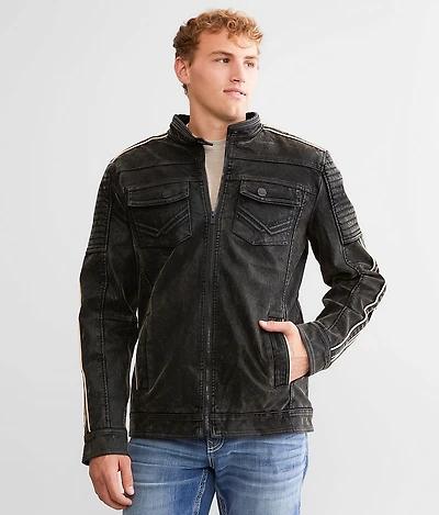 Faux Suede Jacket