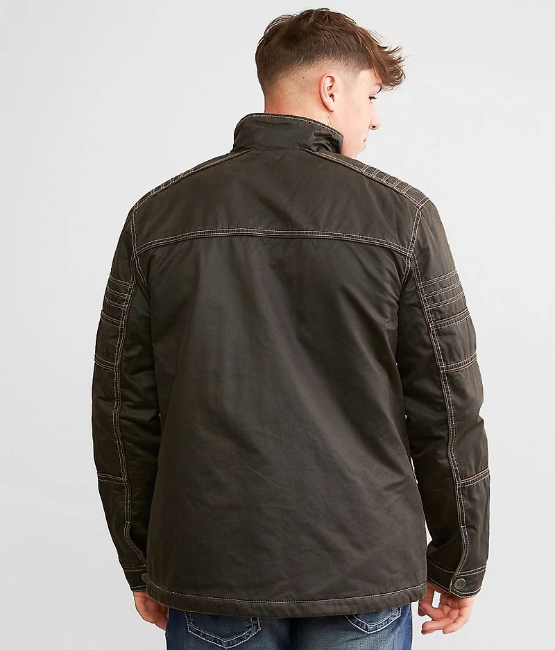 Antique Faux Leather Jacket