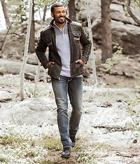 Antique Faux Leather Jacket