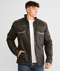 Antique Faux Leather Jacket