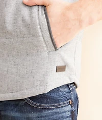 Marled Woven Vest