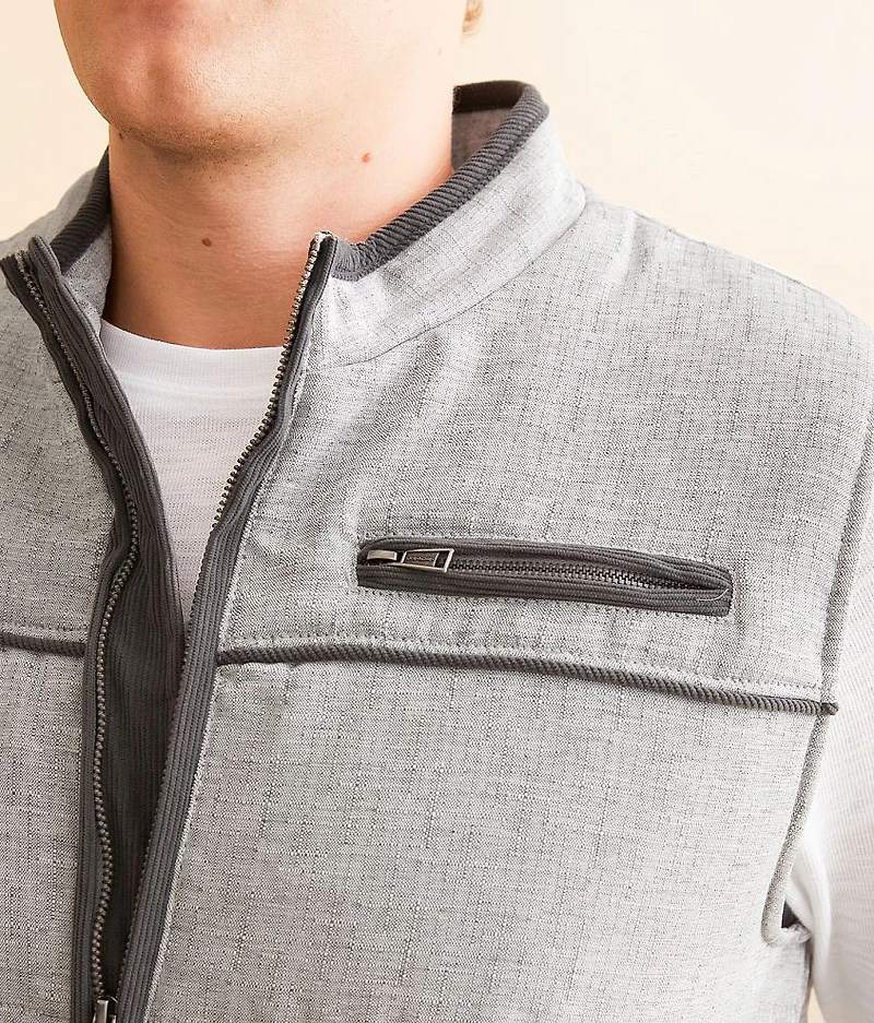 Marled Woven Vest