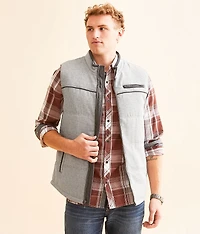 Marled Woven Vest