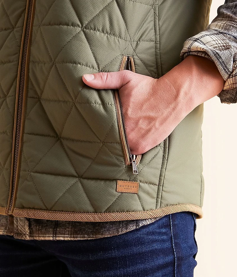 Color Block Hooded Vest
