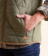 Color Block Hooded Vest