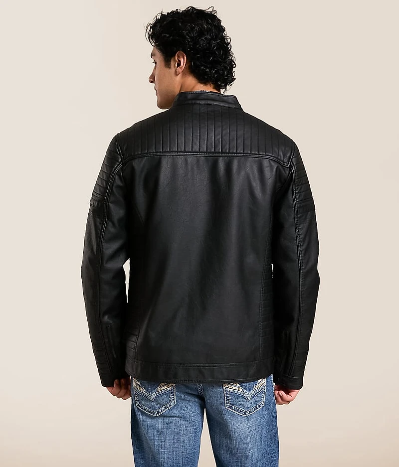 Moto Pleather Jacket