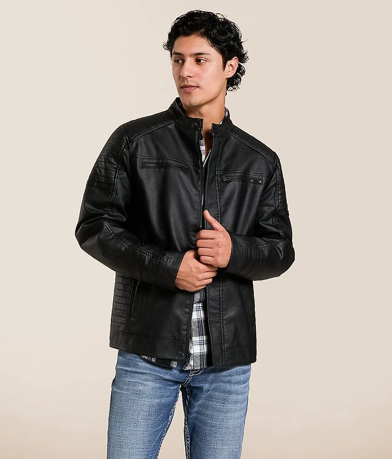 Moto Pleather Jacket