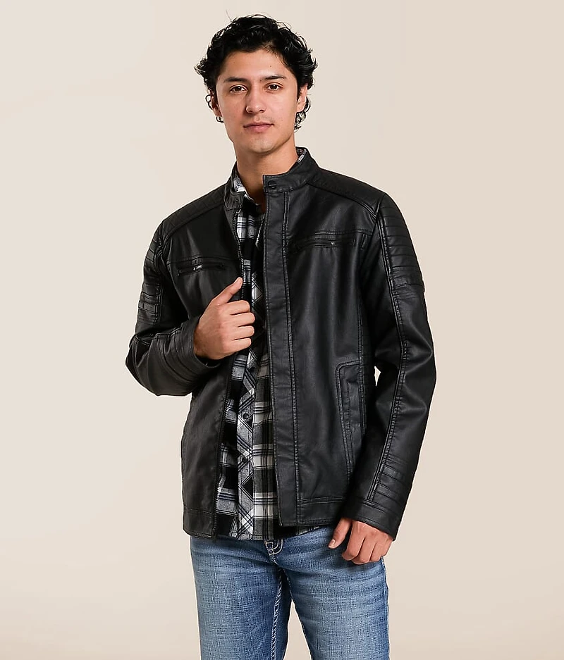 Moto Pleather Jacket