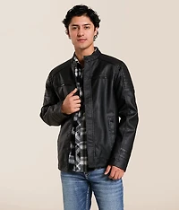 Moto Pleather Jacket