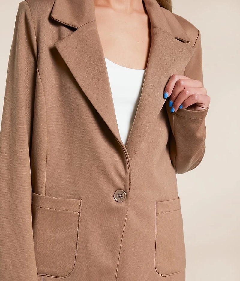 Knit Blazer