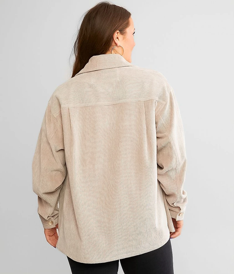 Oversized Corduroy Shacket
