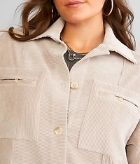 Oversized Corduroy Shacket
