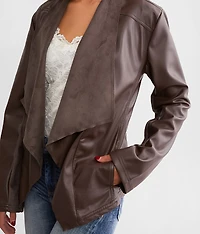 Faux Leather Jacket