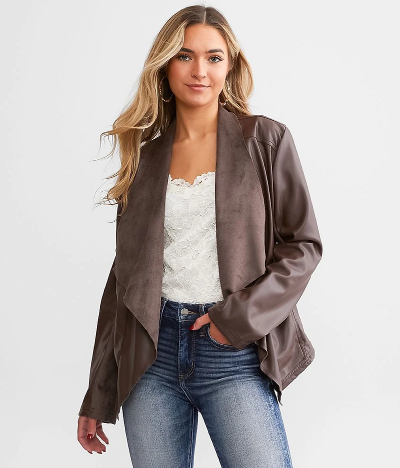 Faux Leather Jacket