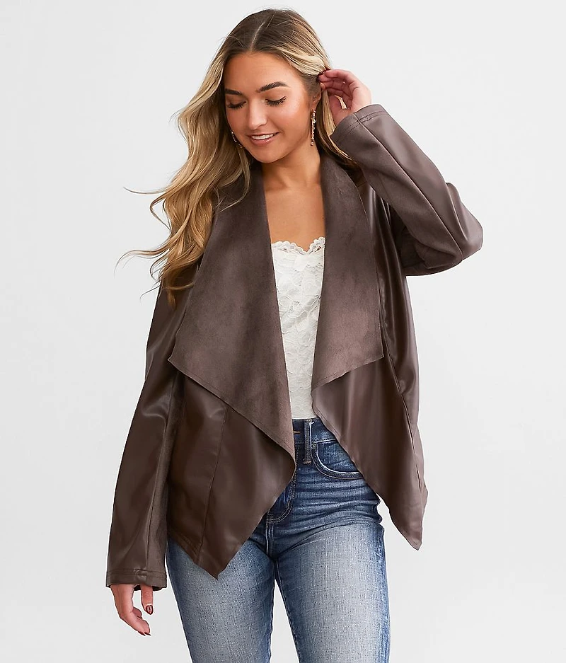 Faux Leather Jacket