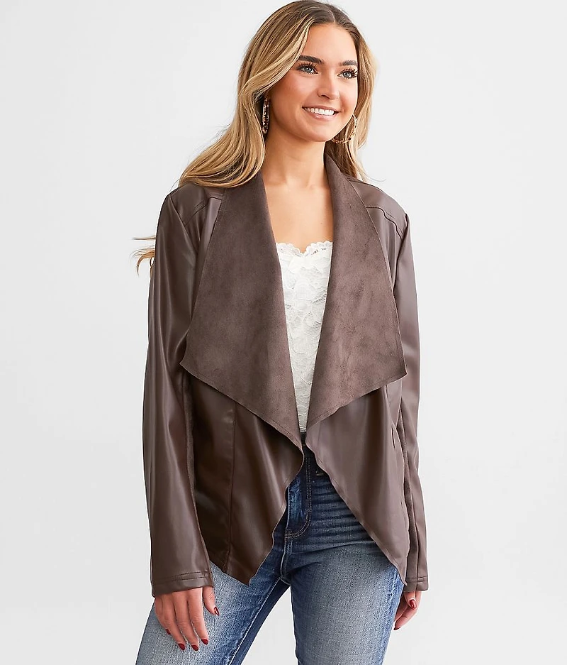 Faux Leather Jacket