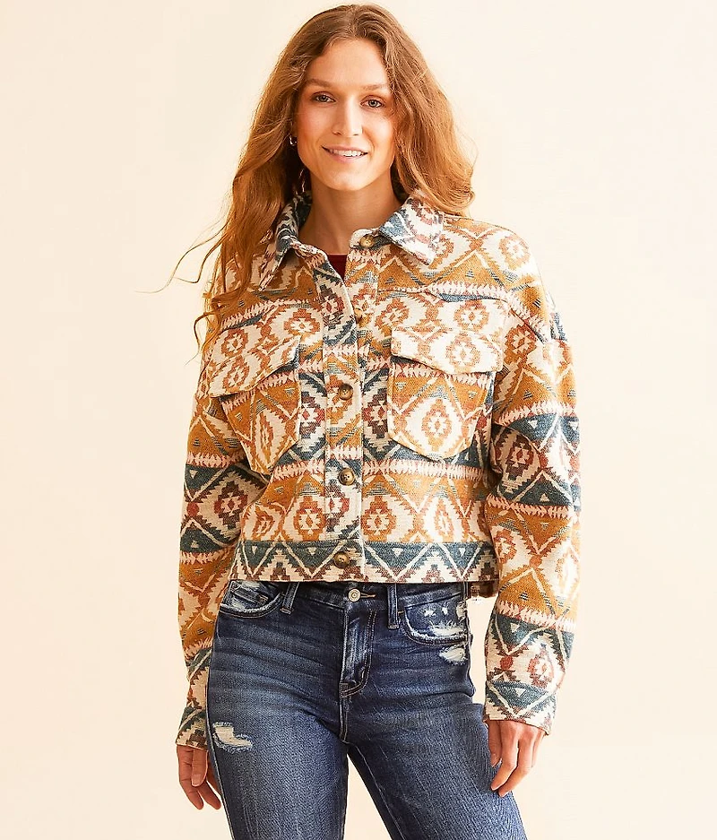 Aztec Cropped Jacket