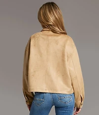 Faux Suede Jacket