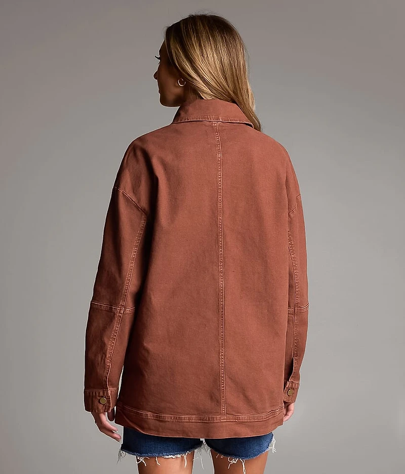 Denim Stretch Barn Jacket