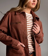 Denim Stretch Barn Jacket