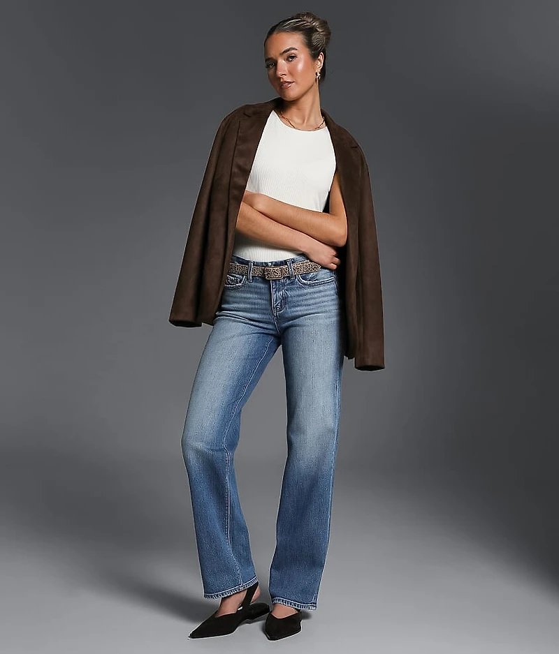 Faux Suede Blazer