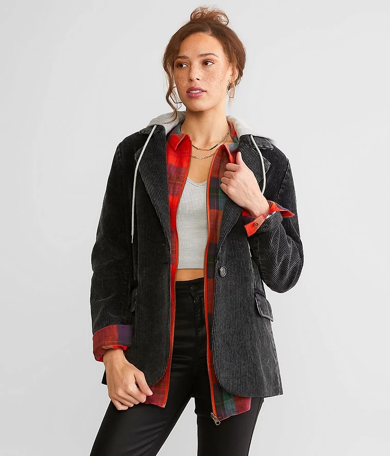 Washed Corduroy Blazer