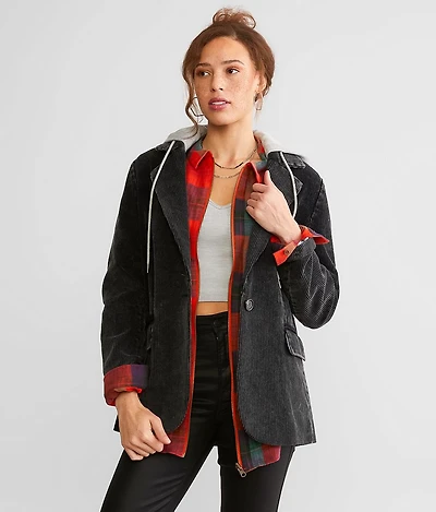 Washed Corduroy Blazer