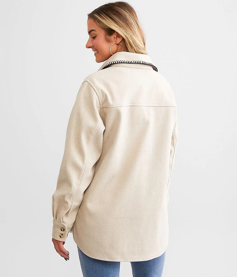 Whipstitch Shacket