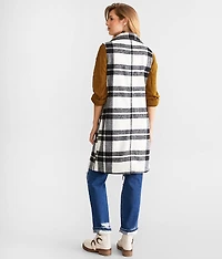 Plaid Tunic Vest