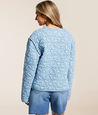 Quilted Chambray Jacket