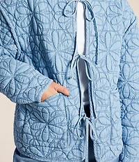 Quilted Chambray Jacket